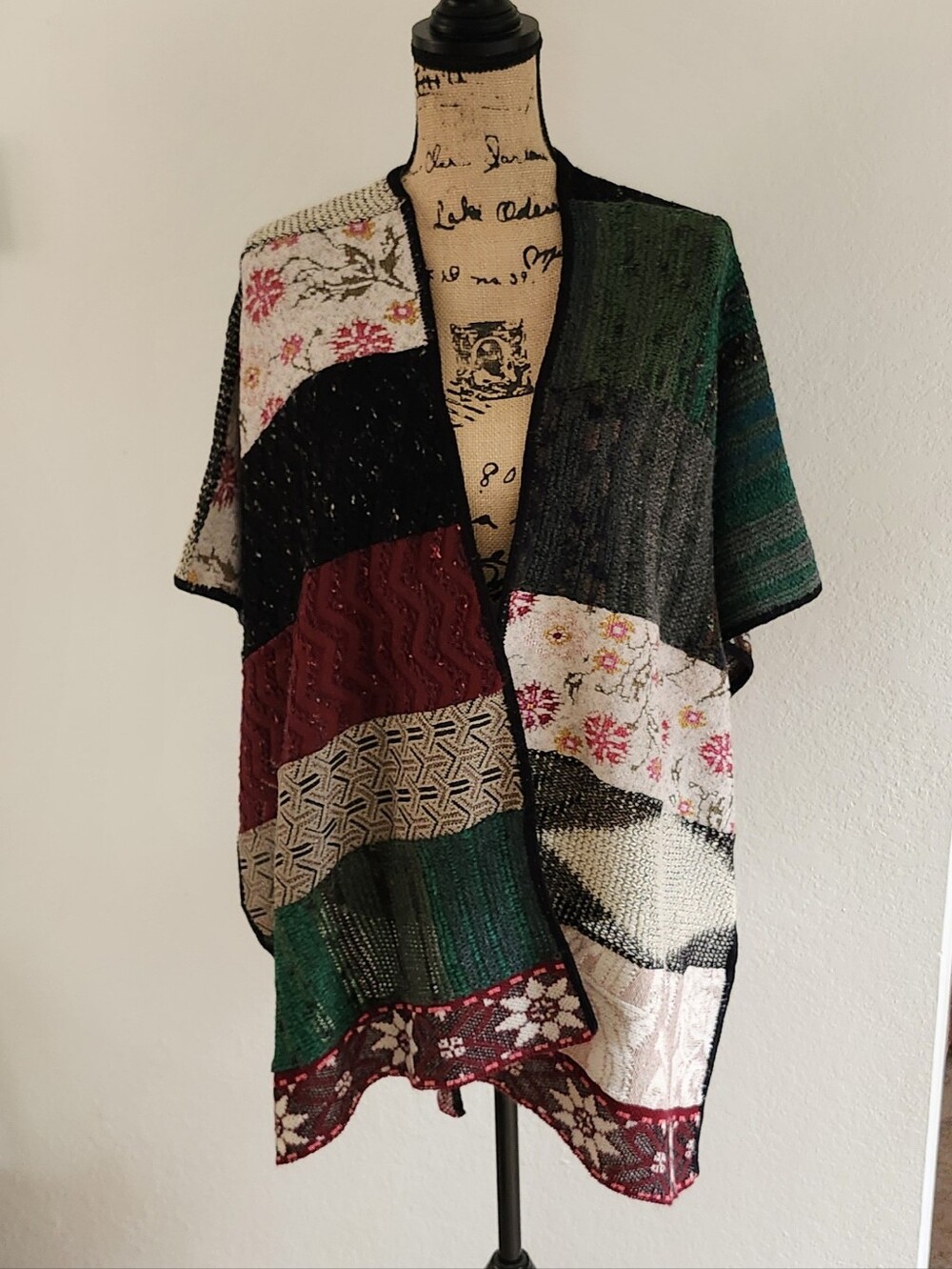 Cecilia Prado Shrug Wrap Shawl Sz M, L, XL, 1X